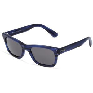 Luxottica Fashion Brillen Vertriebs GmbH Ray-Ban RB 2283 MR BURBANK Herren-Sonnenbrille Vollrand Quadratisch Acetat-Gestell, Blau