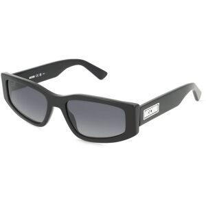 Safilo GmbH Moschino MOS186/S Unisex-Sonnenbrille Vollrand Eckig Metall-Gestell, Schwarz