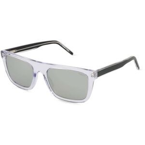 Safilo SpA HUGO HG 1297/S Unisex-Sonnenbrille Vollrand Quadratisch Acetat-Gestell, Transparent