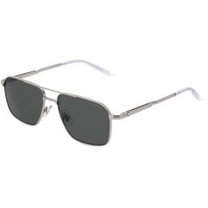 Kering Eyewear Spa Montblanc MB0278S Herren-Sonnenbrille Vollrand Pilot Metall-Gestell, Silber