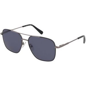 Marcolin Deutschland GmbH Gant GA00041 Herren-Sonnenbrille Vollrand Pilot Metall-Gestell, Grau