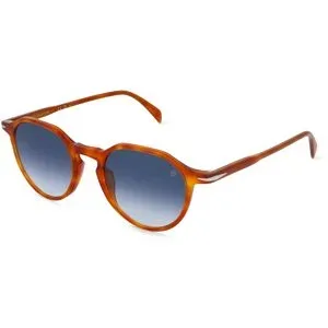 Safilo SpA David Beckham DB 1217/S Herren-Sonnenbrille Vollrand Panto Acetat-Gestell, Braun
