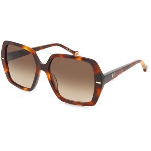Safilo GmbH Carolina Herrera HER 0332/G/S Damen-Sonnenbrille Vollrand Quadratisch Acetat-Gestell, Havanna