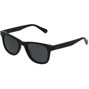 Safilo GmbH Polaroid PLD 1016/S/NEW Herren-Sonnenbrille Vollrand Quadratisch Kunststoff-Gestell, Schwarz
