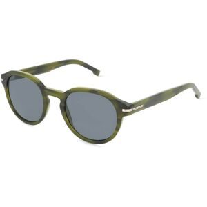 Safilo GmbH Boss 1721/S Herren-Sonnenbrille Vollrand Eckig Acetat-Gestell, Grün
