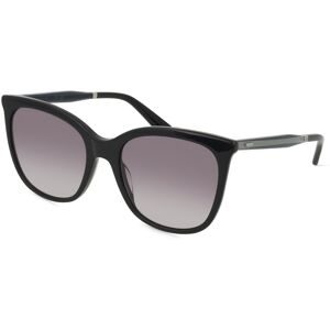 Marchon Germany GmbH Calvin Klein CK23500S Unisex-Sonnenbrille Vollrand Butterfly Kunststoff-Gestell, Schwarz