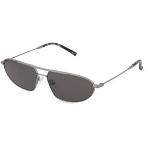 Wenzhou Bada Optical Co. , LTD Fielmann BD 572 SUN FA BILLY Unisex-Sonnenbrille Vollrand Geometrisch Edelstahl-Gestell, Grau
