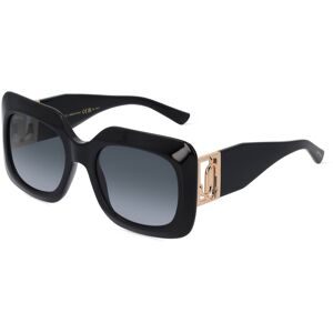 Safilo GmbH Jimmy Choo GAYA/S Damen-Sonnenbrille Vollrand Quadratisch Acetat-Gestell, Schwarz