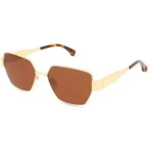 Wenzhou Bada Optical Co. , LTD Fielmann BD 591 SUN FA VEGA Damen-Sonnenbrille Vollrand Geometrisch Edelstahl-Gestell, Gold