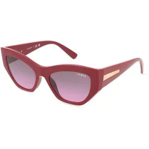 Luxottica Fashion Brillen Vertriebs GmbH Vogue VO5607S Damen-Sonnenbrille Vollrand Geometrisch Kunststoff-Gestell, Rot