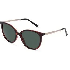 Suncute Industries Co., Ltd. Fielmann MC 583 SUN CL Damen-Sonnenbrille Vollrand Butterfly Propionat-Gestell, Havanna
