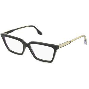 Marchon Germany GmbH Victoria Beckham VB2653 Unisex-Brille inkl. Gläser Vollrand Quadratisch Acetat-Gestell 55/15/140, Schwarz