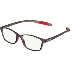 Optim KODAK CF10000 Damen-Fertiglesebrille Vollrand Quadratisch TR90-Gestell, Grau