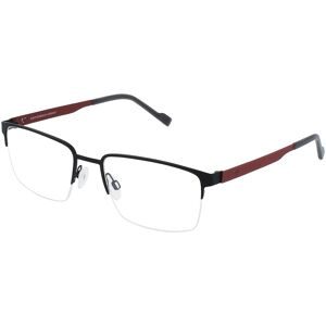 Eschenbach Optik GmbH Titanflex 820883 Herren-Brille inkl. Gläser Halbrand Quadratisch Titan-Gestell 55/19/145, Grau