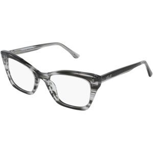 Marchon Germany GmbH Karl Lagerfeld KL6134 Unisex-Brille inkl. Gläser Vollrand Butterfly Acetat-Gestell 52/19/140, Grau