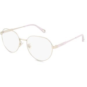 Kering Eyewear Spa Chloé CH0275OA Unisex-Brille inkl. Gläser Vollrand Rund Metall-Gestell 54/17/145, Silber