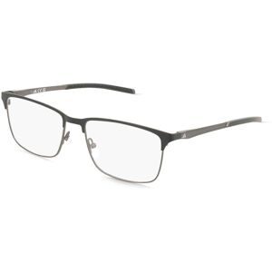 Marcolin Deutschland GmbH adidas SP5106 Herren-Brille inkl. Gläser Vollrand Eckig Metall-Gestell 55/17/140, Schwarz