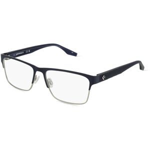 Marchon Germany GmbH Converse CV3019 Unisex-Brille inkl. Gläser Vollrand Quadratisch Edelstahl-Gestell 55/16/145, Blau