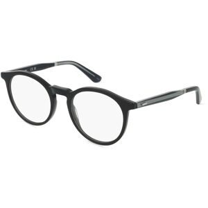 Marchon Germany GmbH Calvin Klein CK23515 Unisex-Brille inkl. Gläser Vollrand Rund Kunststoff-Gestell 50/20/140, Schwarz