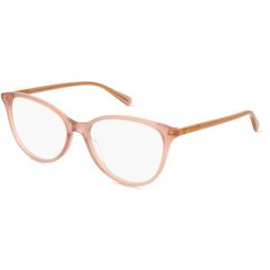 Kering Eyewear Spa Gucci GG1359O Damen-Brille inkl. Gläser Vollrand Cat Eye Acetat-Gestell 54/16/140, Beige