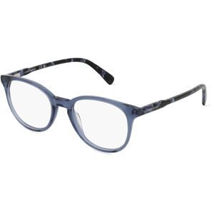 Marchon Germany GmbH Longchamp LO2608 Unisex-Brille inkl. Gläser Vollrand Quadratisch Zylonit (Celluloseacetat)-Gestell 49/19/140, Blau