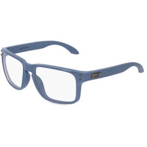 Luxottica Fashion Brillen Vertriebs GmbH Oakley OX8156 Herren-Brille inkl. Gläser Vollrand Quadratisch Kunststoff-Gestell 54/18/137, Blau
