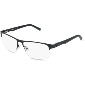 Marcolin Deutschland GmbH Timberland TB50030 Unisex-Brille inkl. Gläser Vollrand Eckig Metall-Gestell 55/15/135, Schwarz