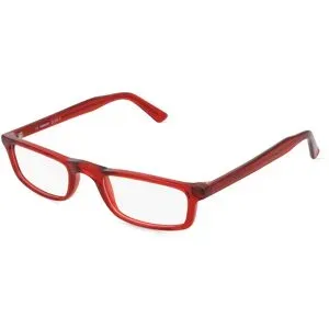 Wenzhou Ouhai Glasses Co., Ltd. Fielmann OU 035 CL Herren-Brille inkl. Gläser Vollrand Halb Acetat-Gestell 48/21/140, Rot