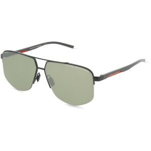 DE RIGO Vision D.A.CH. GmbH Porsche Design P8943 Herren-Sonnenbrille Vollrand Quadratisch Metall-Gestell, Schwarz