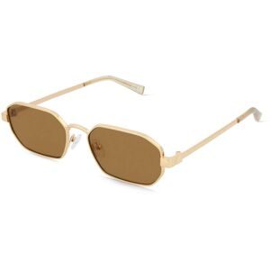 Tree Distribution GmbH Le Specs LBL2624908 MYTHIC Unisex-Blaulichtfilterbrille ohne Sehstärke Vollrand Geometrisch Metall-Gestell, Gold