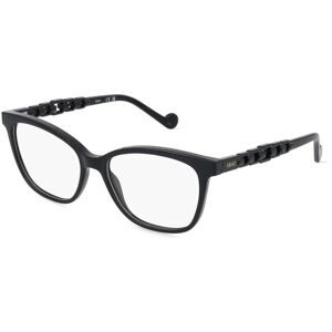 Marchon Germany GmbH Liu Jo LJ2776 Unisex-Brille inkl. Gläser Vollrand Quadratisch Acetat-Gestell 53/15/140, Schwarz