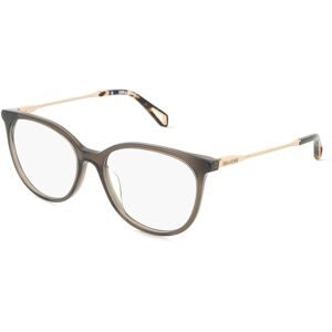 DE RIGO Vision D.A.CH. GmbH Zadig & Voltaire ZVVZV288 Unisex-Brille inkl. Gläser Vollrand Panto Kunststoff-Gestell 52/16/135, Grau