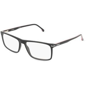 Safilo SpA Carrera 347 Herren-Brille inkl. Gläser Vollrand Eckig Metall-Gestell 55/16/150, Schwarz