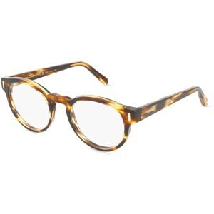 Marchon Germany GmbH Ferragamo SF2998 Unisex-Brille inkl. Gläser Vollrand Panto Acetat-Gestell 50/20/145, Braun