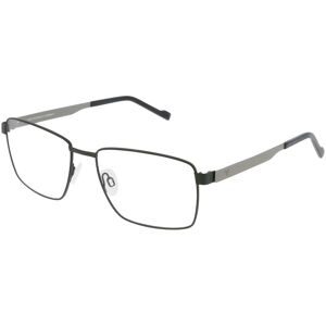 Eschenbach Optik GmbH Titanflex 820999 Herren-Brille inkl. Gläser Vollrand Quadratisch Metall-Gestell 57/17/145, Grau