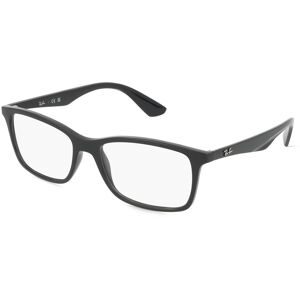 Luxottica Fashion Brillen Vertriebs GmbH Ray-Ban RX7047 Herren-Brille inkl. Gläser Vollrand Quadratisch Kunststoff-Gestell 54/17/140, Schwarz