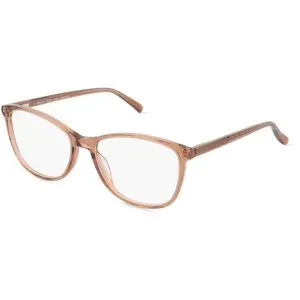 C&S CO. LTD. Fielmann ABC 081 FLEX CL VALERIA Damen-Brille inkl. Gläser Vollrand Quadratisch Acetat-Gestell 53/16/135, Braun
