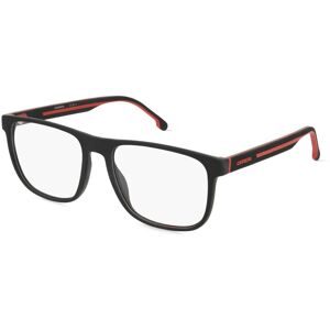 Safilo GmbH Carrera 8892 Herren-Brille inkl. Gläser Vollrand Quadratisch Kunststoff-Gestell 55/17/145, Schwarz