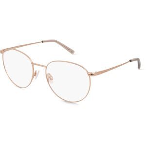 Eschenbach Optik GmbH Marc O'Polo Eyewear 502198 Unisex-Brille inkl. Gläser Vollrand Panto Metall-Gestell 54/18/140, Gold