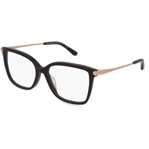 Luxottica Fashion Brillen Vertriebs GmbH Michael Kors MK4101U Damen-Brille inkl. Gläser Vollrand Quadratisch Acetat-Gestell 53/16/140, Schwarz