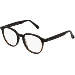 De Lotto s.r.l. Fielmann AB 007 CL Unisex-Brille inkl. Gläser Vollrand Panto Acetat-Gestell 50/19/140, Havanna