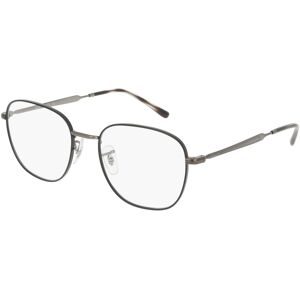 Luxottica Fashion Brillen Vertriebs GmbH Ray-Ban RX6534 Unisex-Brille inkl. Gläser Vollrand Quadratisch Metall-Gestell 53/19/145, Schwarz