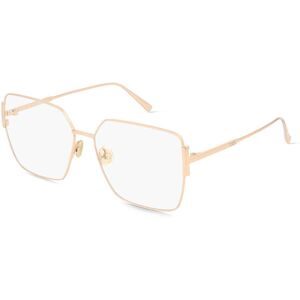 Marcolin Deutschland GmbH Tod's TO5272 Damen-Brille inkl. Gläser Vollrand Quadratisch Metall-Gestell 56/14/140, Kupfer