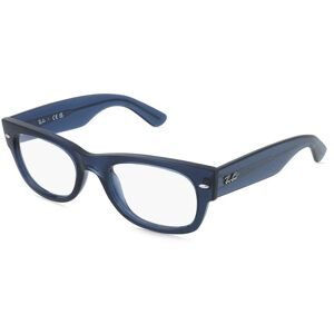 Luxottica Fashion Brillen Vertriebs GmbH Ray-Ban RX0832V MEGA WAYFARER II Unisex-Brille inkl. Gläser Vollrand Quadratisch Kunststoff-Gestell 52/21/145, Blau