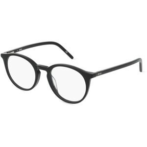 Marchon Germany GmbH Zeiss ZS22501 Unisex-Brille inkl. Gläser Vollrand Panto Acetat-Gestell 49/20/145, Schwarz