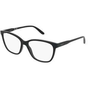 Luxottica Fashion Brillen Vertriebs GmbH Vogue VO5518 Damen-Brille inkl. Gläser Vollrand Quadratisch Kunststoff-Gestell 53/16/140, Schwarz