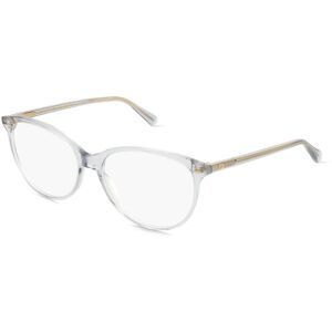 Kering Eyewear Spa Gucci GG0550O Unisex-Brille inkl. Gläser Vollrand Cat Eye Acetat-Gestell 53/16/140, Blau