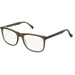 C&S CO. LTD. Fielmann ABC 088 FLEX CL CONRAD Herren-Brille inkl. Gläser Vollrand Quadratisch Acetat-Gestell 55/18/145, Braun