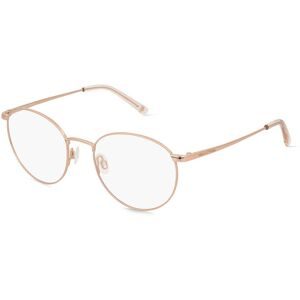 Eschenbach Optik GmbH Marc O'Polo Eyewear 502158 Unisex-Brille inkl. Gläser Vollrand Panto Metall-Gestell 50/18/140, Gold