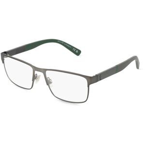 Luxottica Fashion Brillen Vertriebs GmbH Polo Ralph Lauren 0PH1215 Herren-Brille inkl. Gläser Vollrand Quadratisch Metall-Gestell 54/17/145, Grau